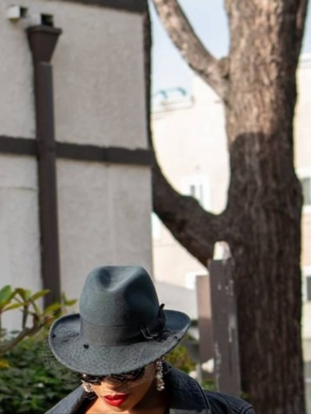 Helene Berman London Veiled Wool Fedora